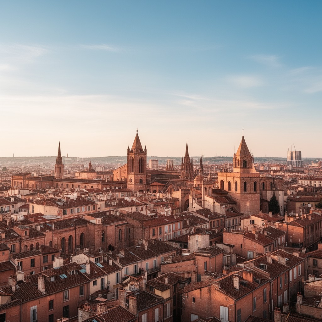 AI-generated illustration of Toulouse