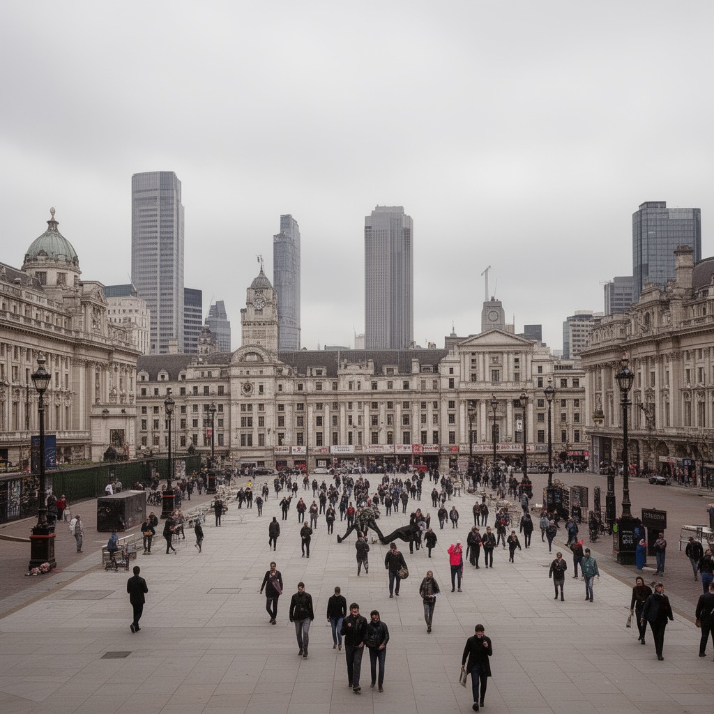 AI-generated illustration of Whitehall