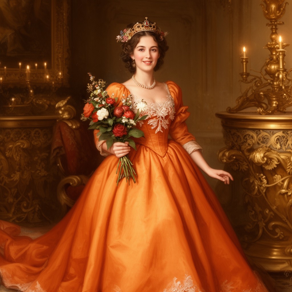 AI-generated illustration of Princess of Orange