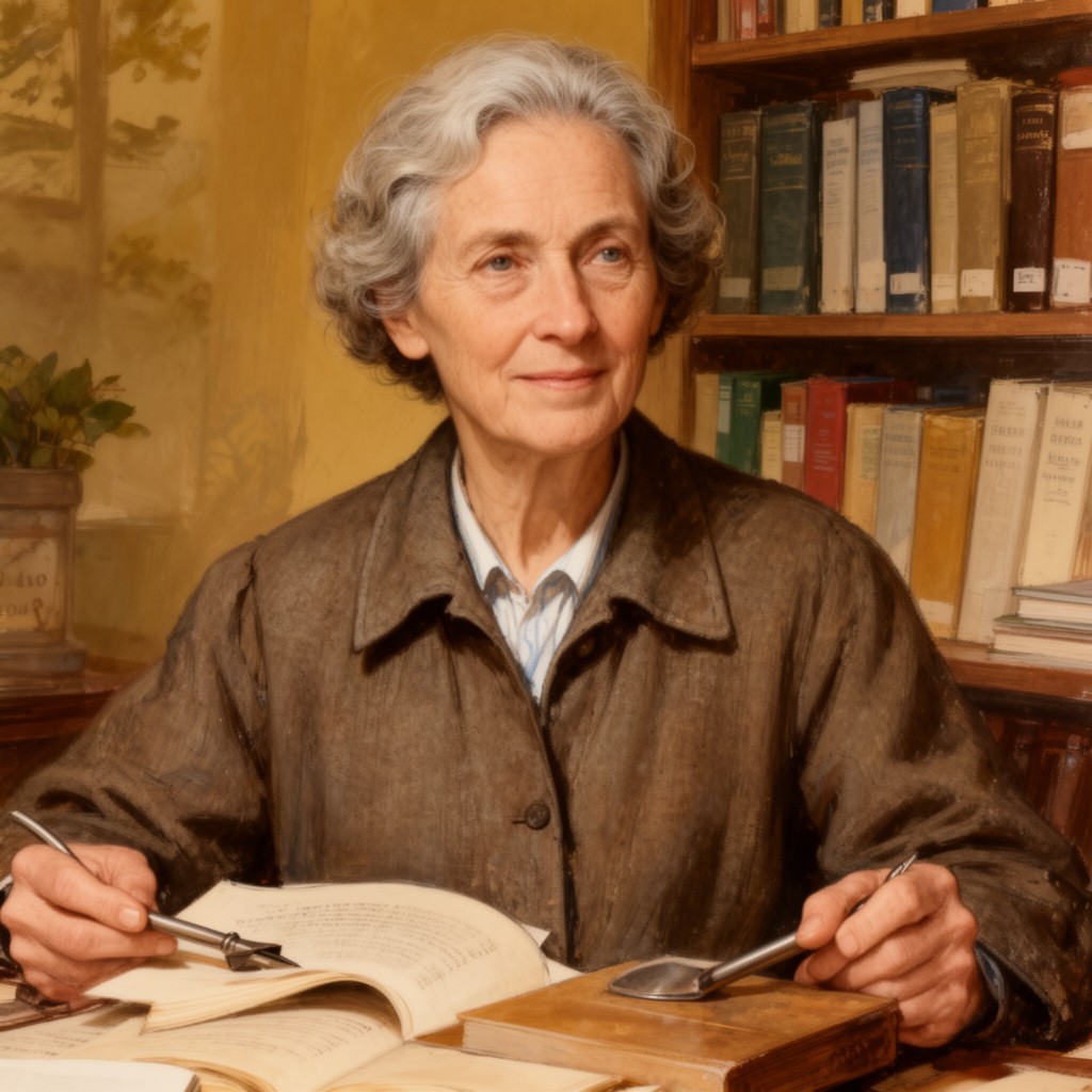 AI-generated illustration of Rachel Carson