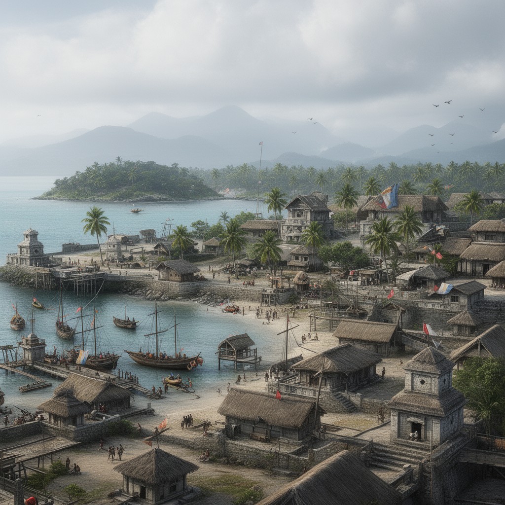 AI-generated illustration of Mactan