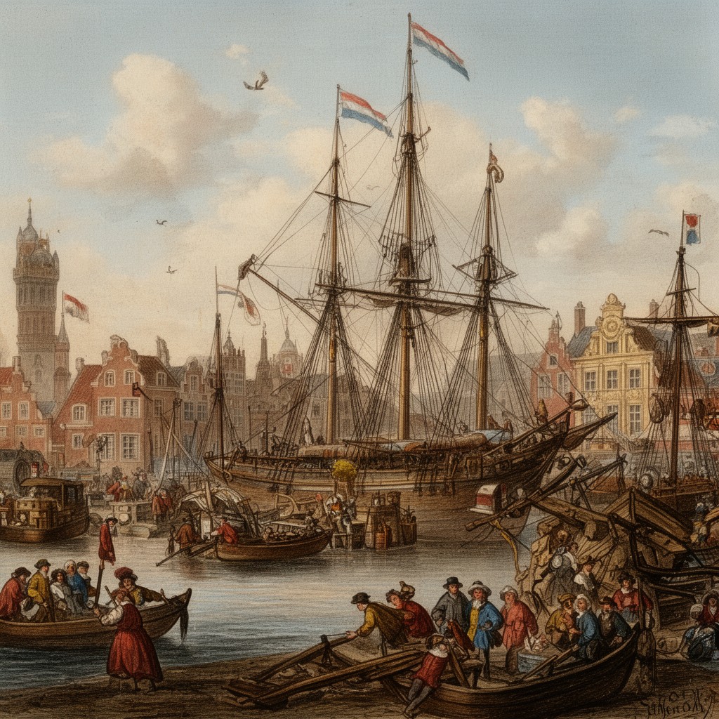 AI-generated illustration of Dutch Republic