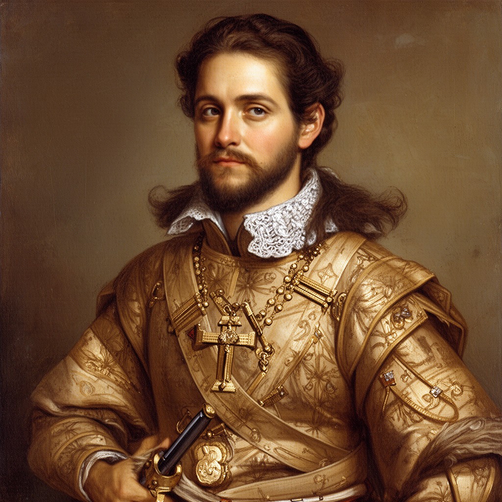 AI-generated illustration of Juan Sebastián Elcano