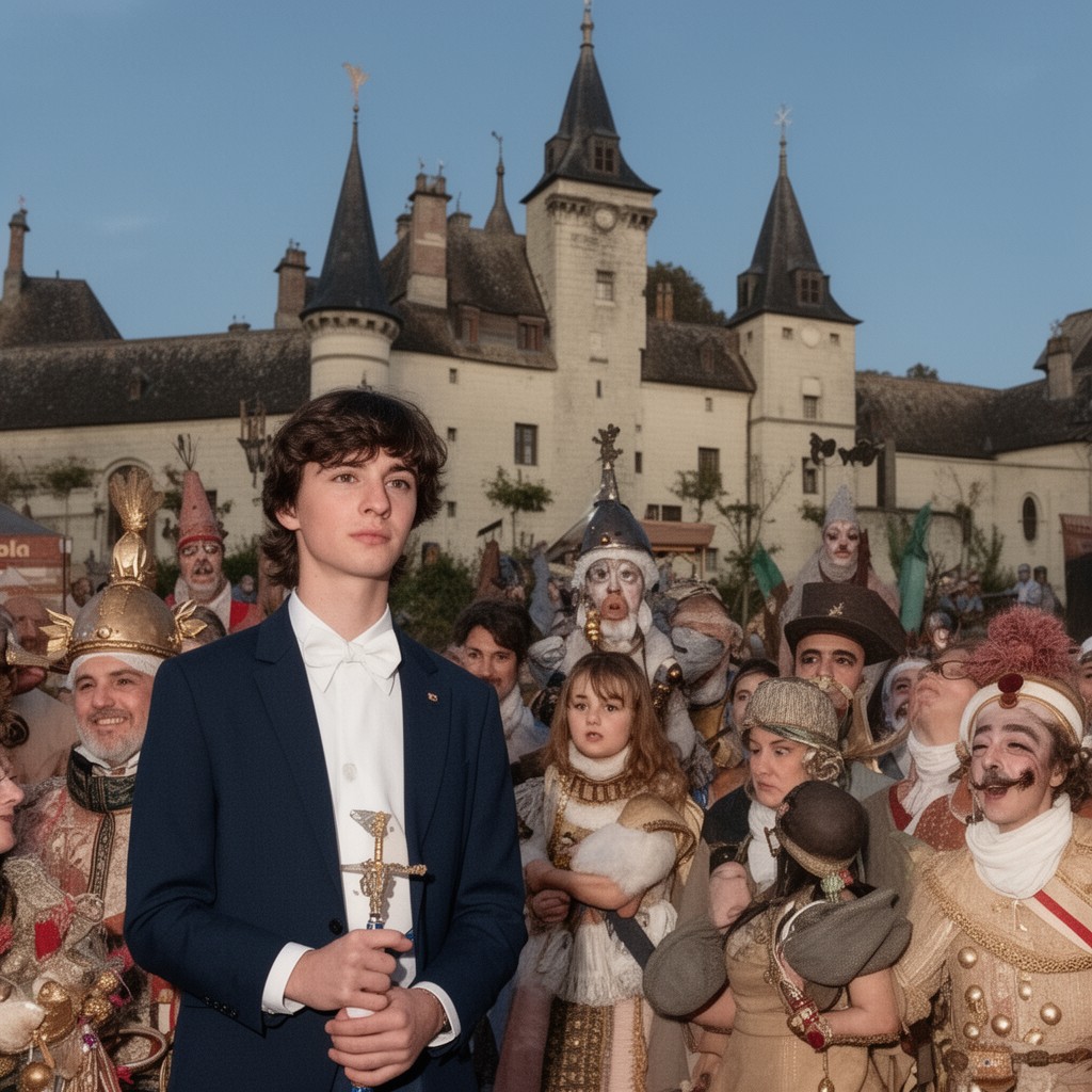 AI-generated illustration of Prince Gabriel of Belgium