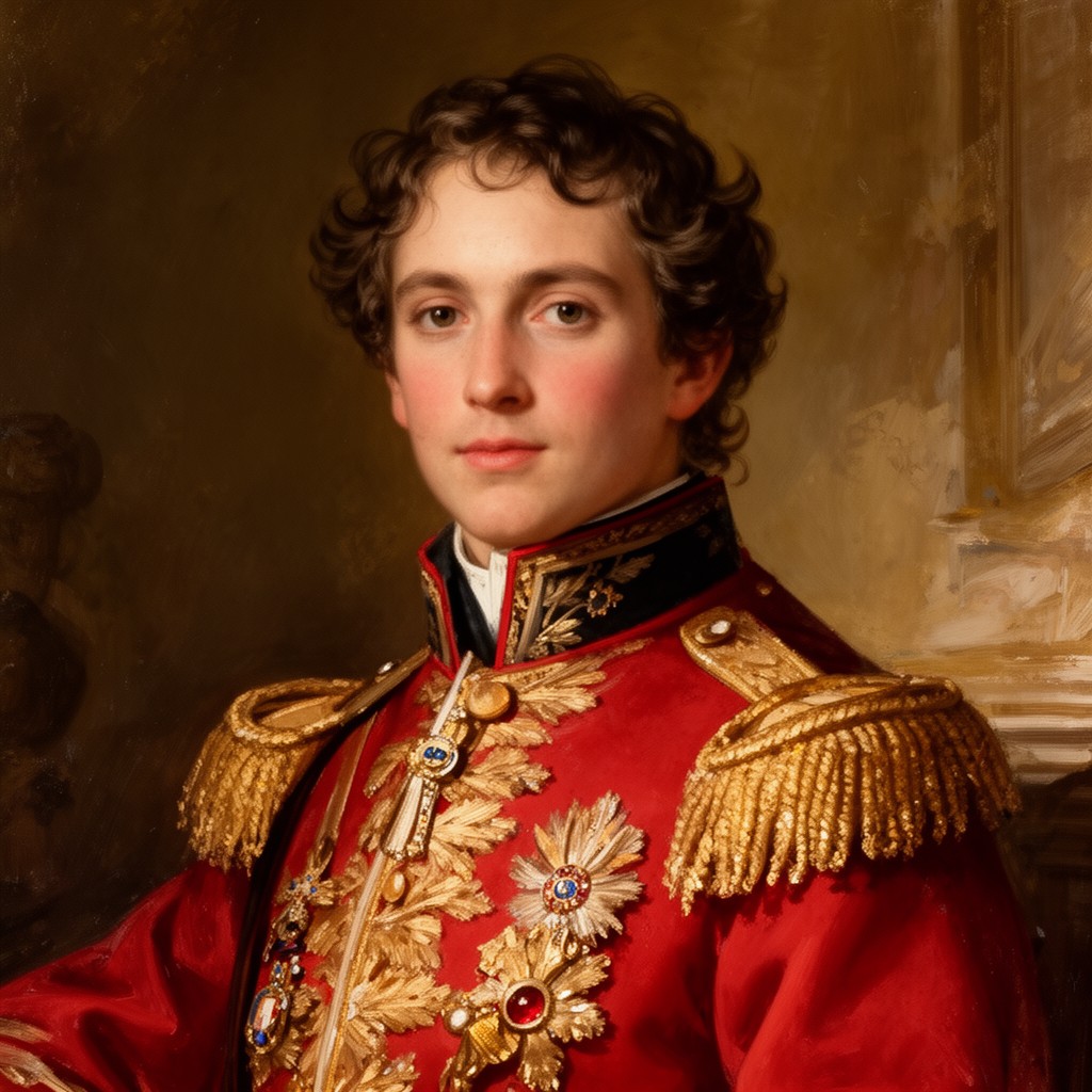 AI-generated illustration of Napoleon II