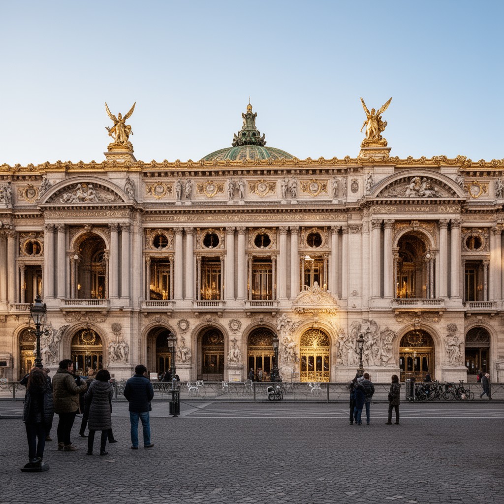 AI-generated illustration of Palais Garnier, Paris