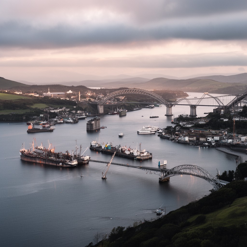 AI-generated illustration of Firth of Tay