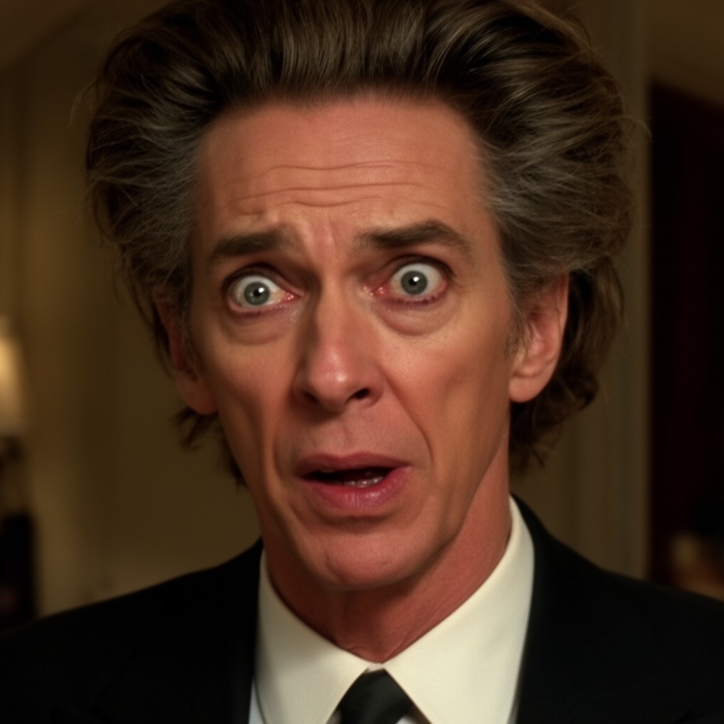 AI-generated illustration of Christopher Walken