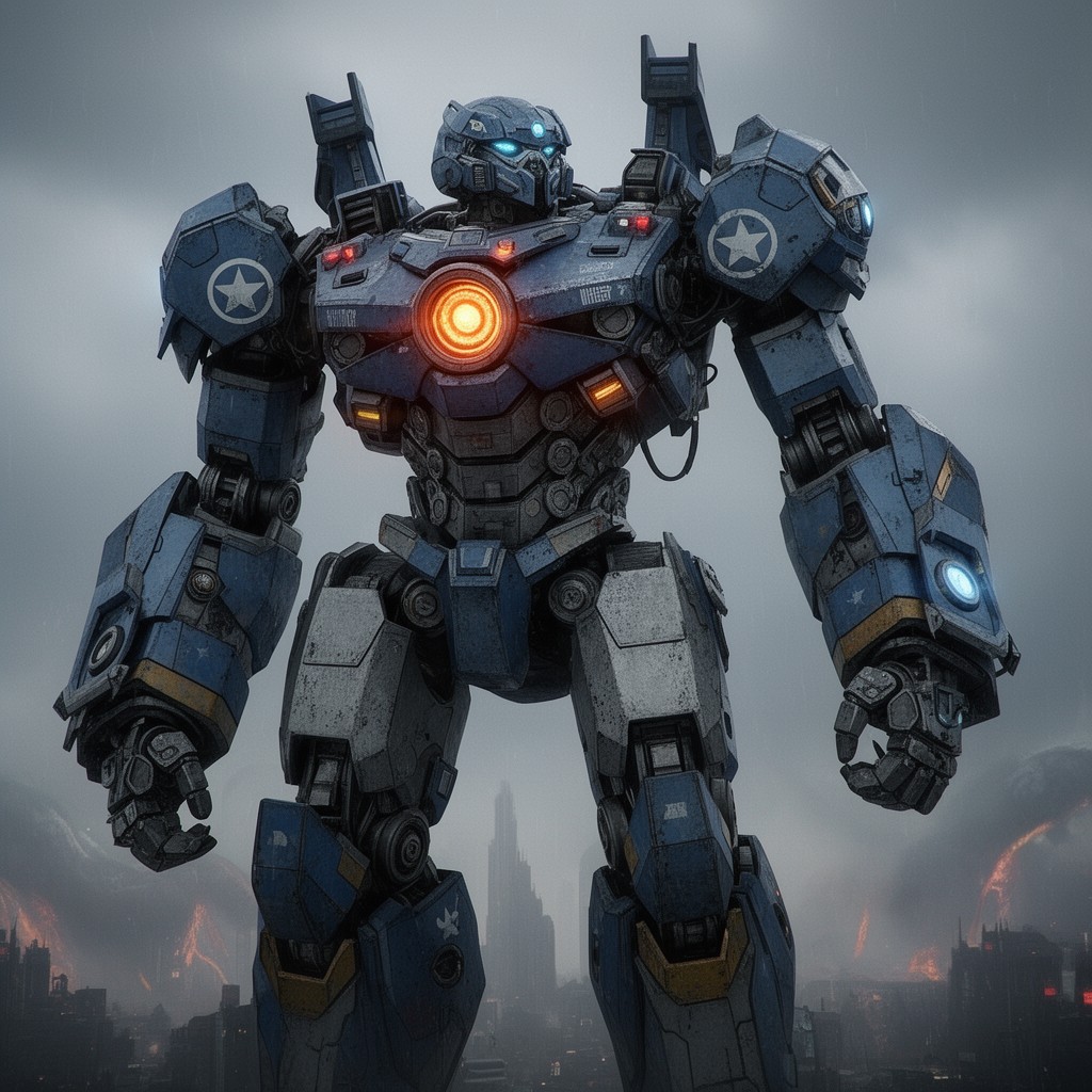 AI-generated illustration of Gipsy Danger