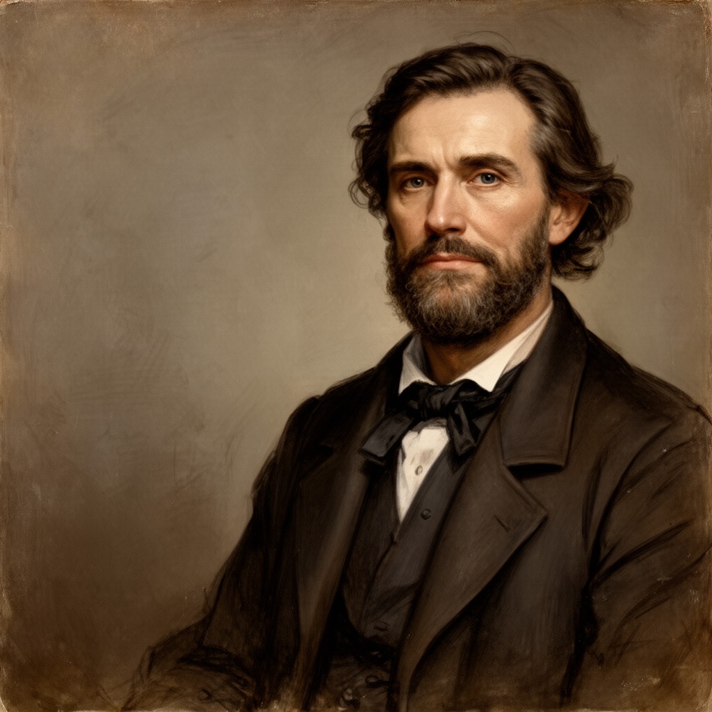 AI-generated illustration of Henry David Thoreau