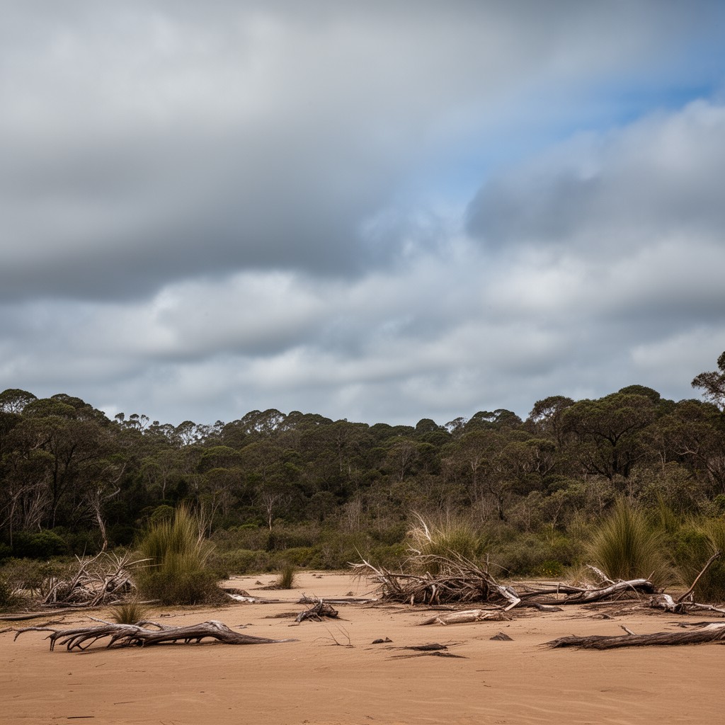 AI-generated illustration of Fraser Island