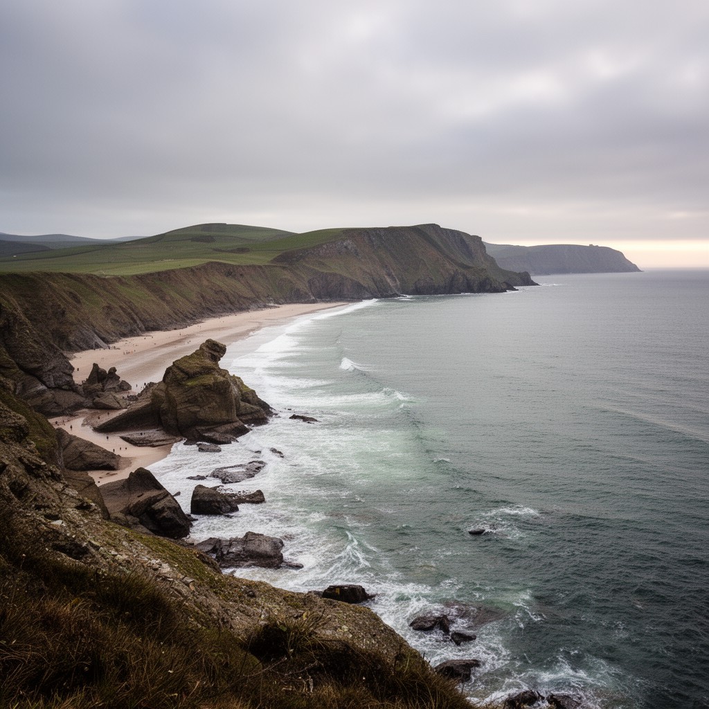AI-generated illustration of Gower Peninsula