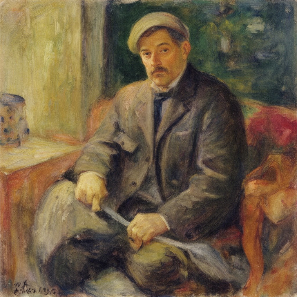 AI-generated illustration of Pierre Bonnard