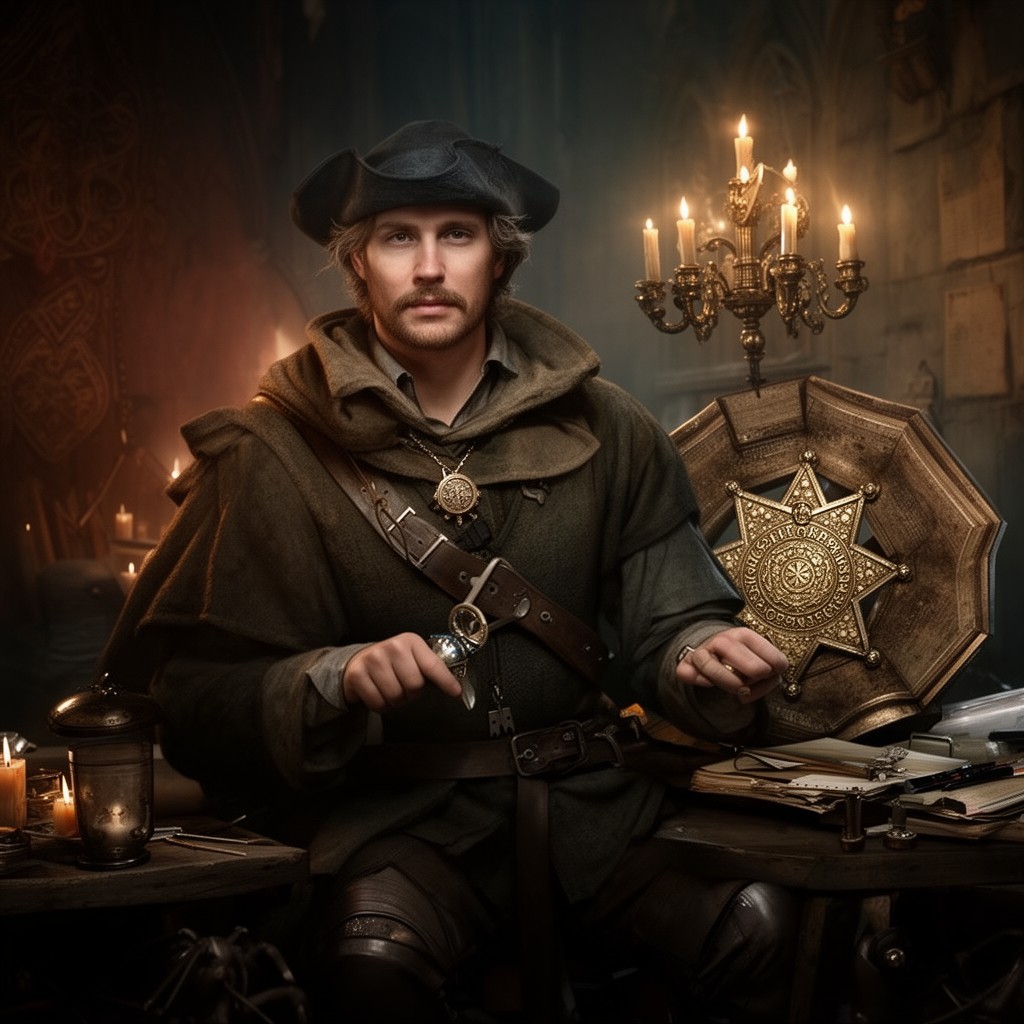 AI-generated illustration of Sheriff of Nottingham