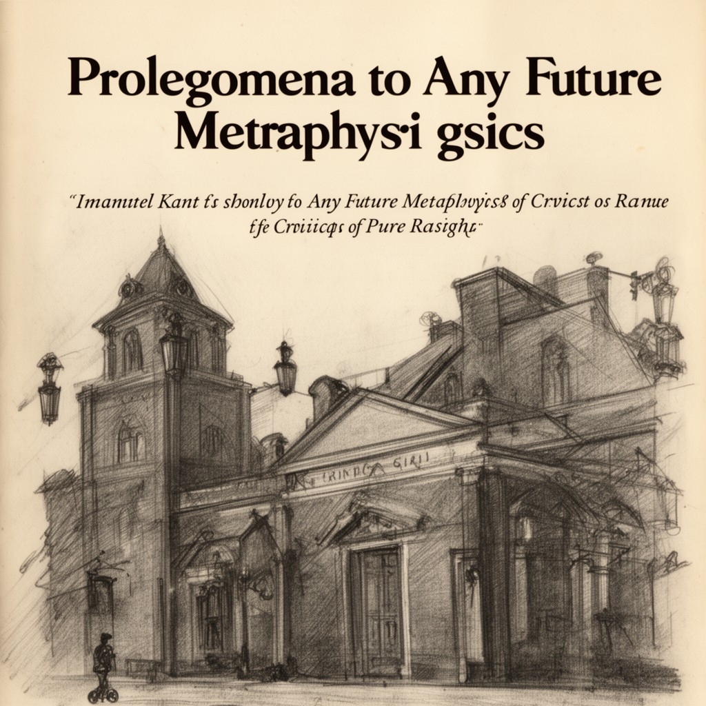 AI-generated illustration of Prolegomena to Any Future Metaphysics