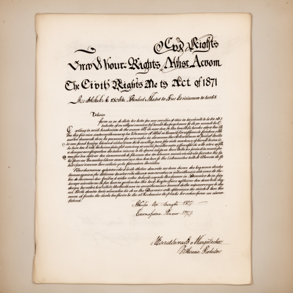 AI-generated illustration of Civil Rights Act of 1871