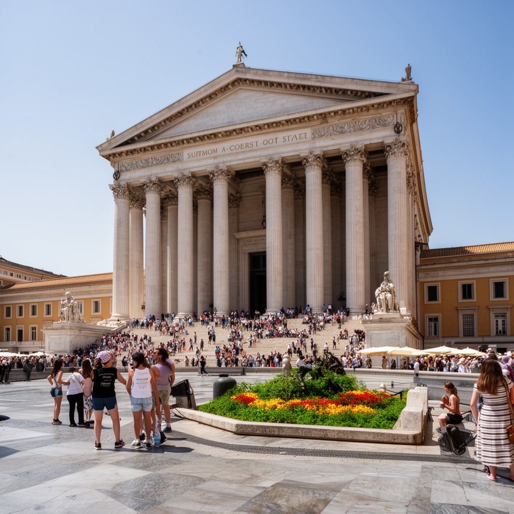 AI-generated illustration of Supreme Court of Vatican City State
