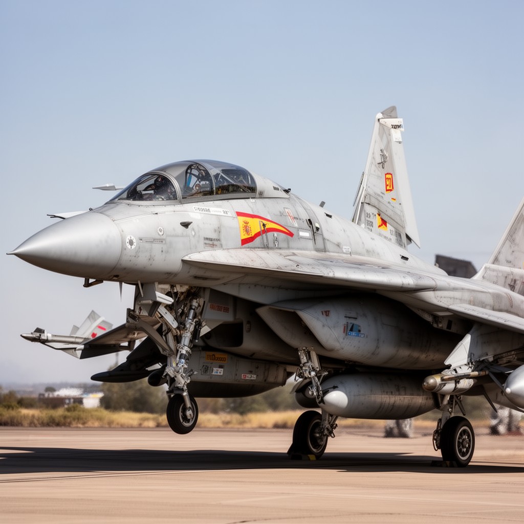 AI-generated illustration of Spanish Air Force