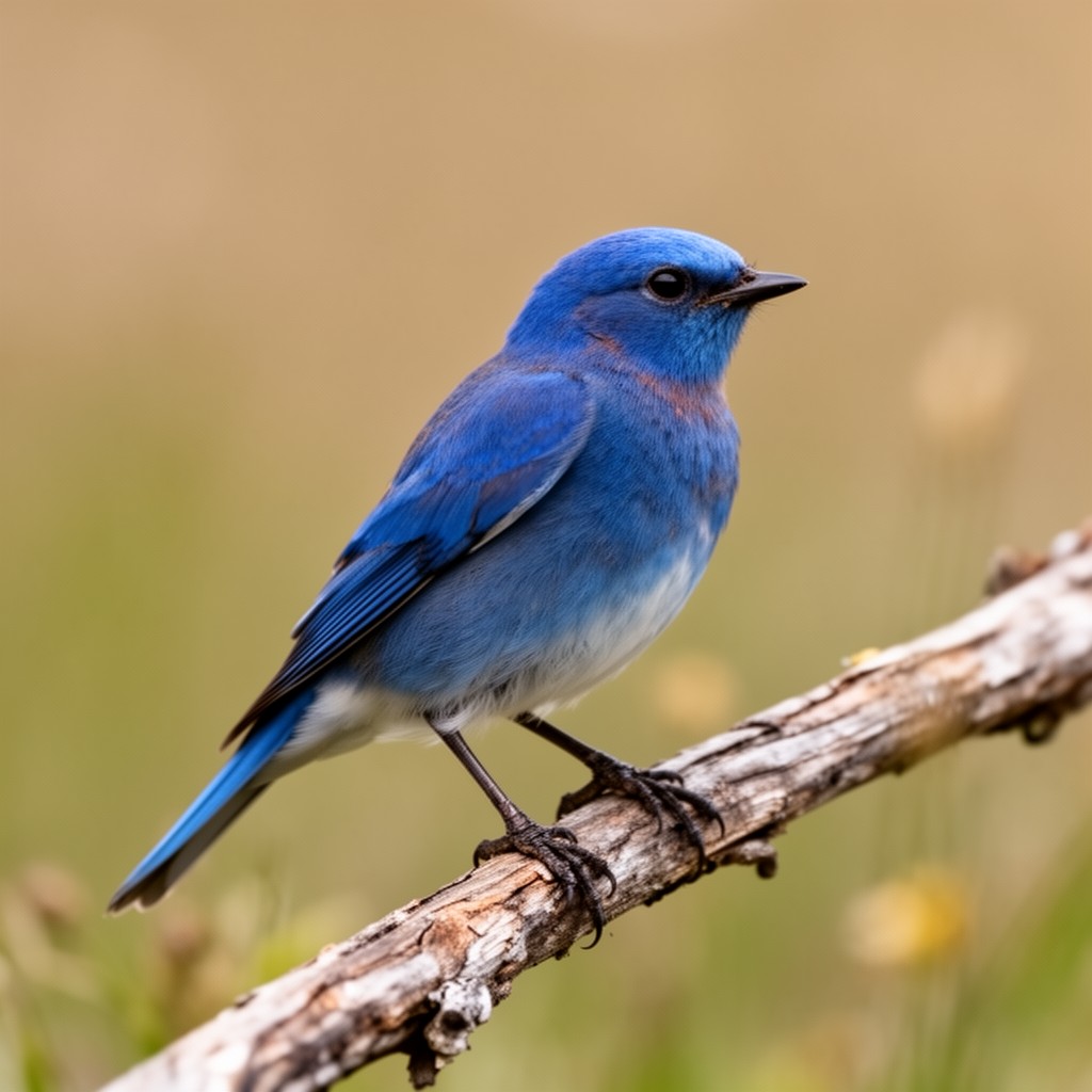 AI-generated illustration of Mountain bluebird