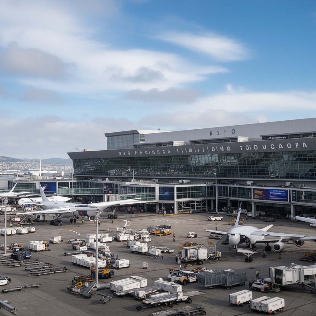 AI-generated illustration of KSFO