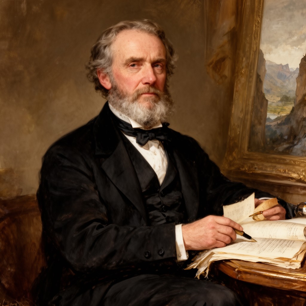 AI-generated illustration of Charles Lyell