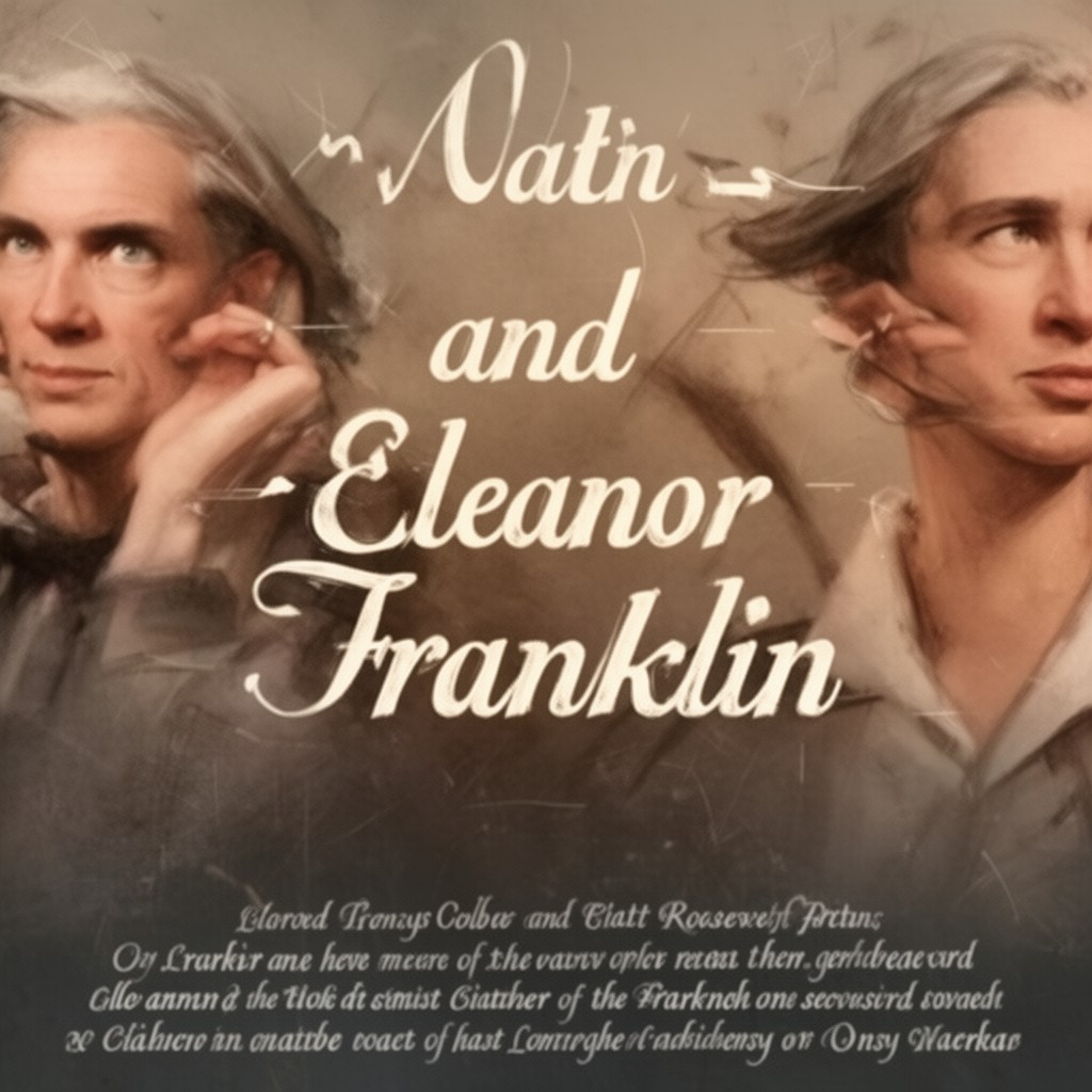 AI-generated illustration of Eleanor and Franklin