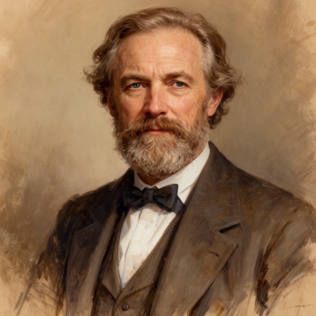 AI-generated illustration of John Muir