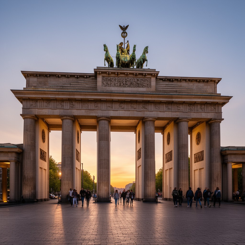 AI-generated illustration of Brandenburg Gate
