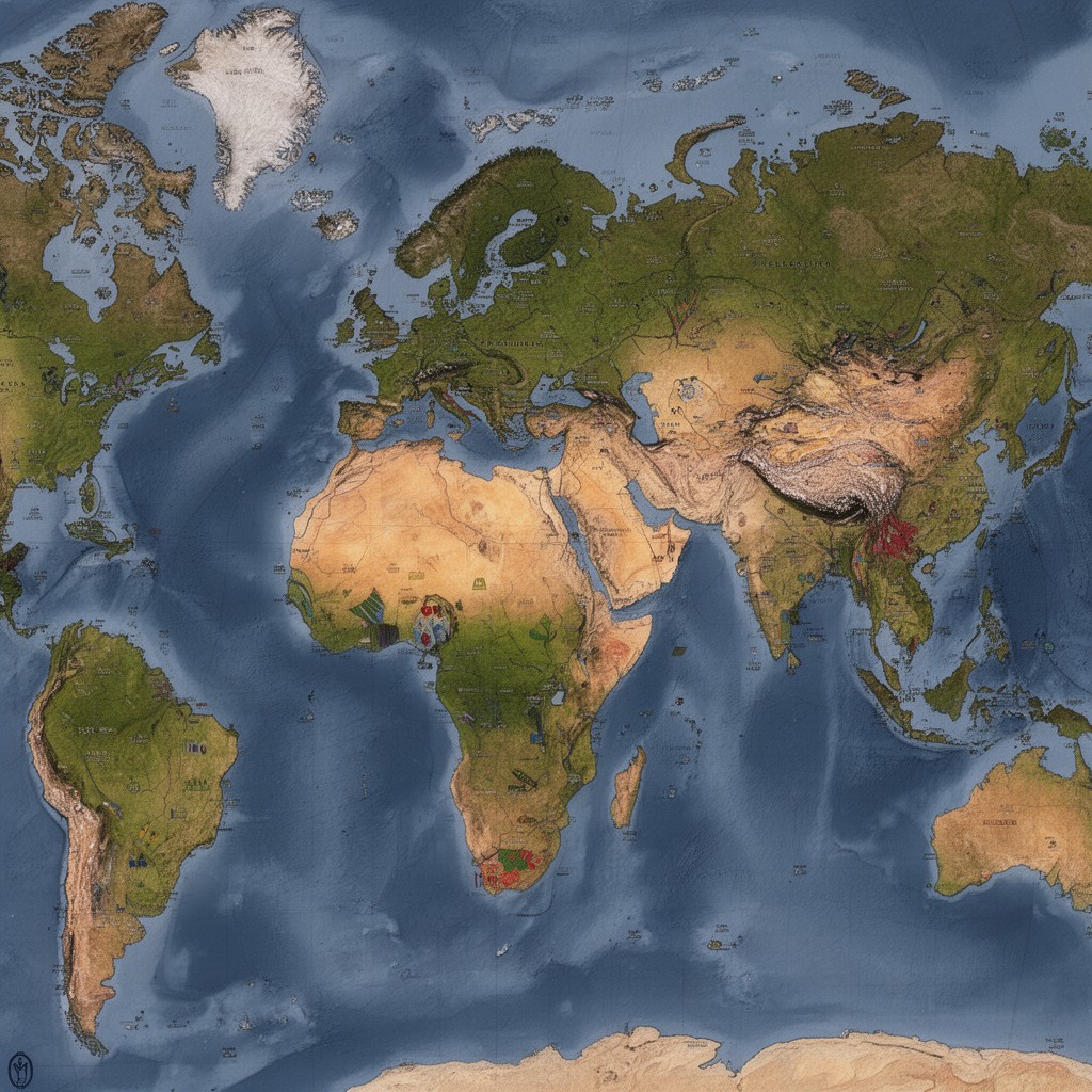 AI-generated illustration of Hellenistic kingdoms