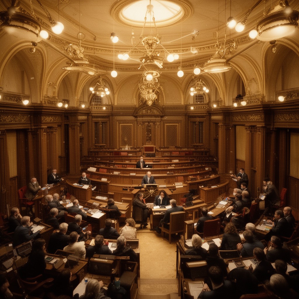 AI-generated illustration of Senate of Belgium