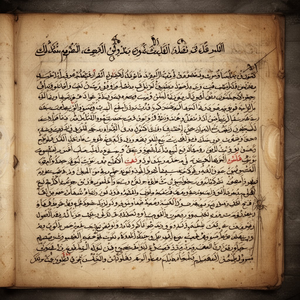AI-generated illustration of Old Anatolian Turkish