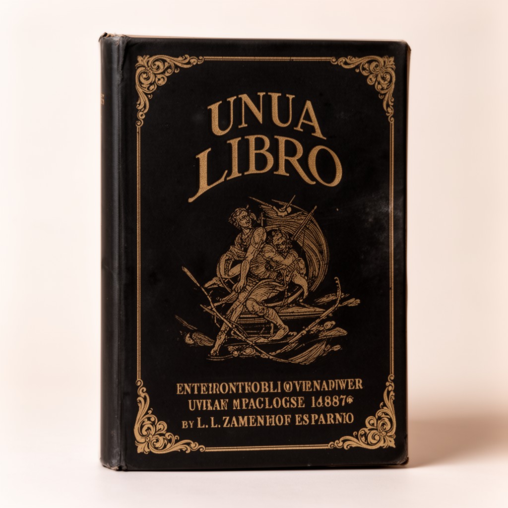 AI-generated illustration of Unua Libro