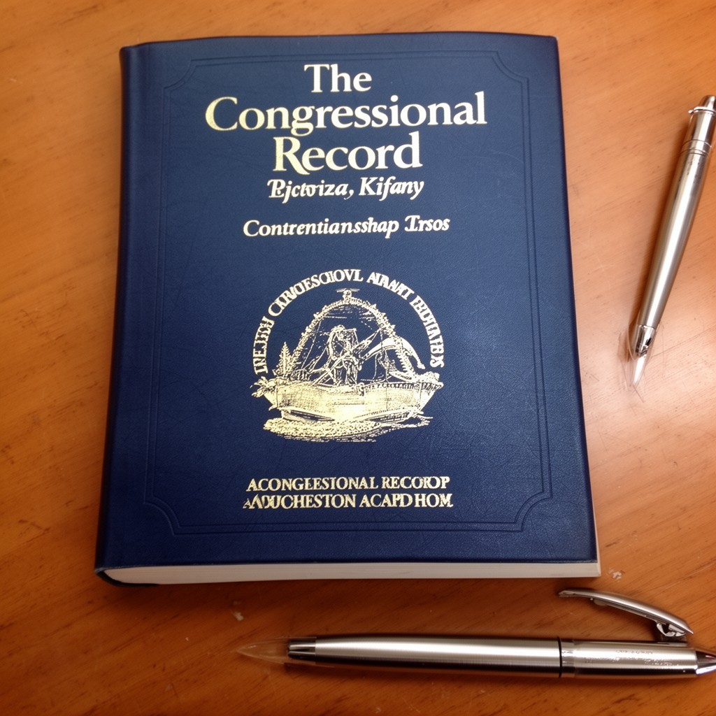AI-generated illustration of Congressional Record