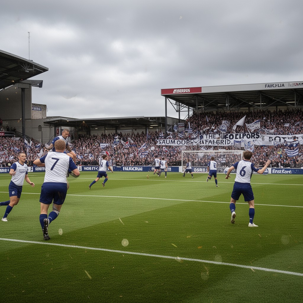 AI-generated illustration of Falkirk F.C.
