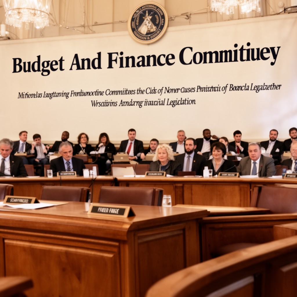 AI-generated illustration of Budget and Finance Committee