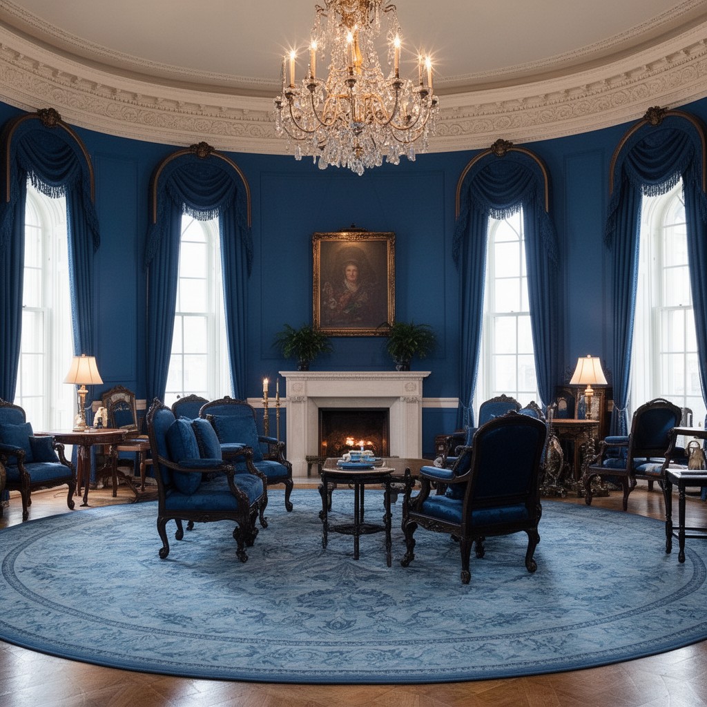 AI-generated illustration of Blue Room