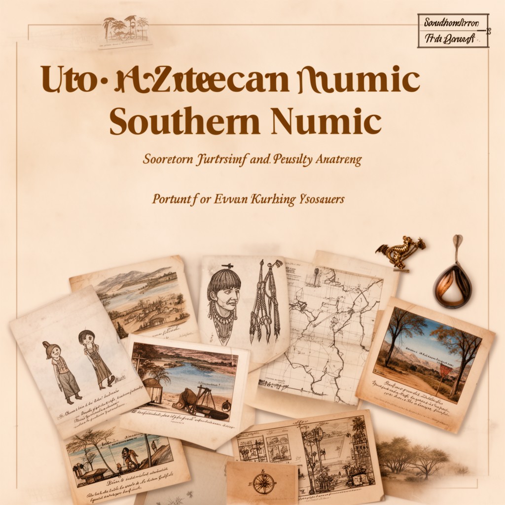 AI-generated illustration of Southern Numic