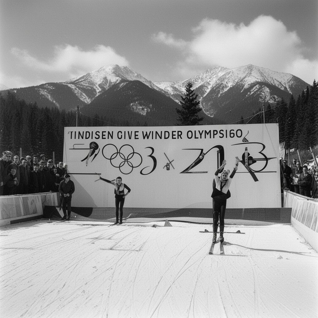 AI-generated illustration of 1960 Winter Olympics