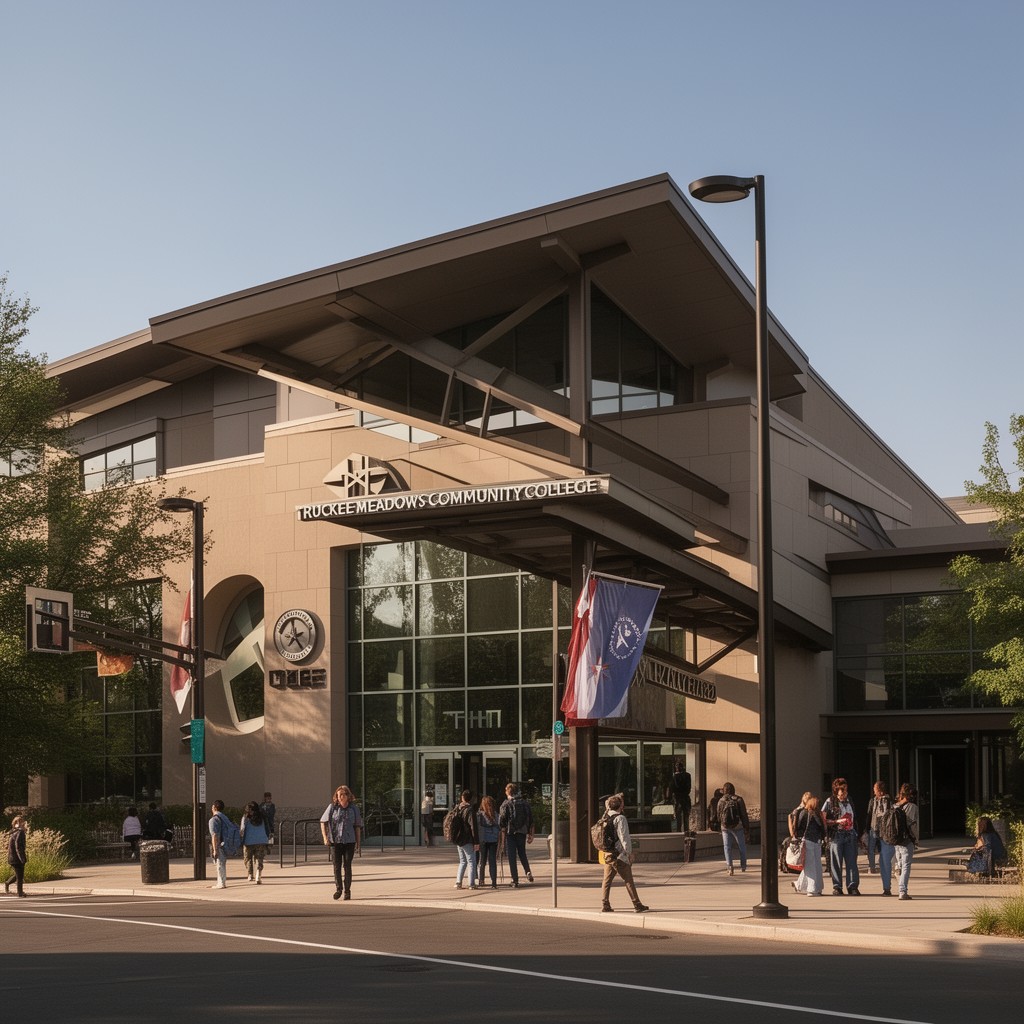 AI-generated illustration of Truckee Meadows Community College