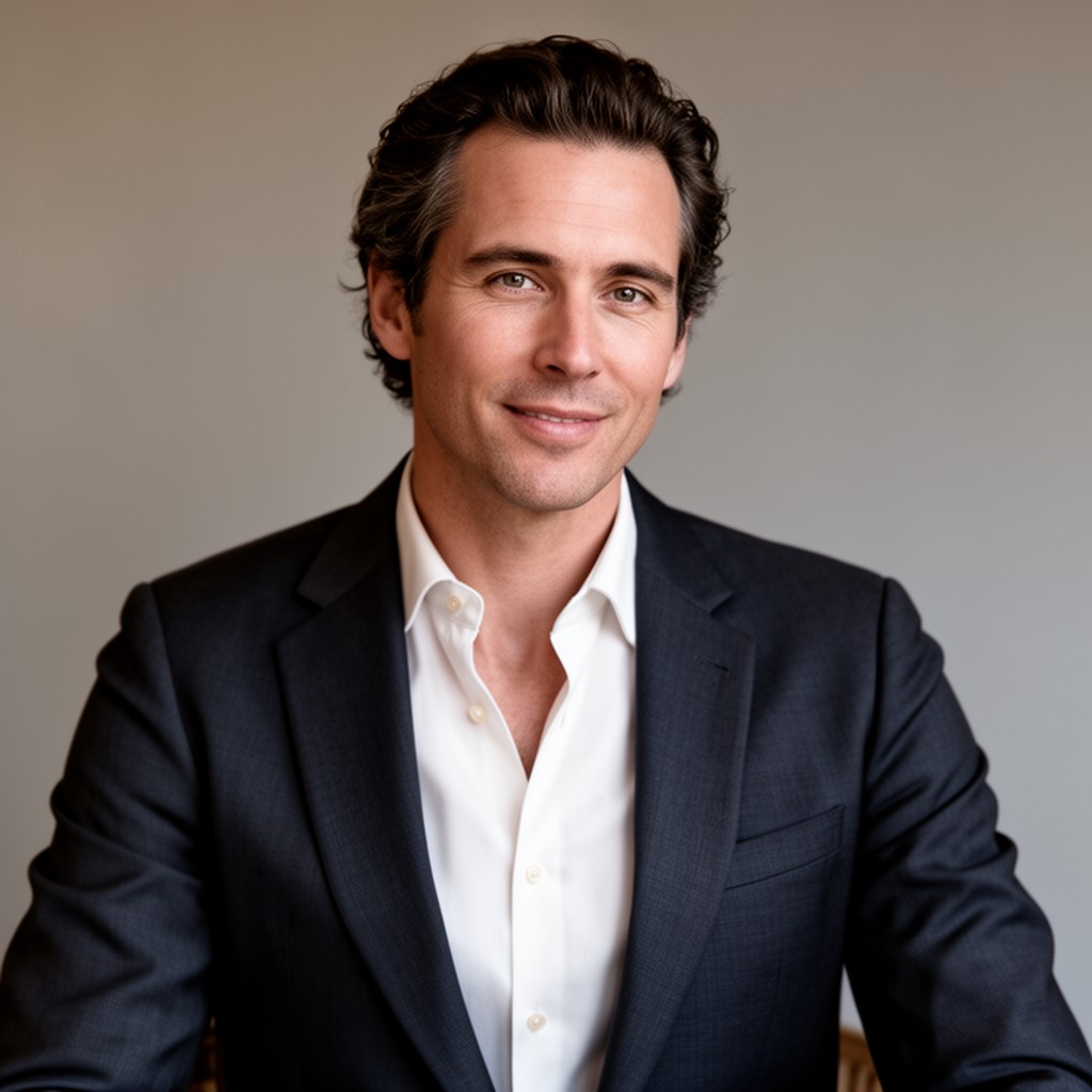 AI-generated illustration of Newsom