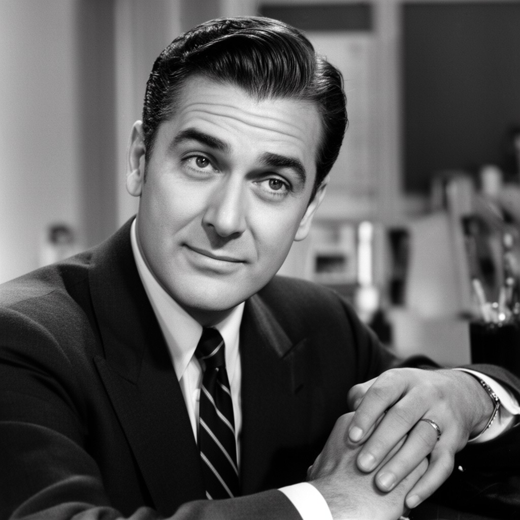 AI-generated illustration of Cary Grant