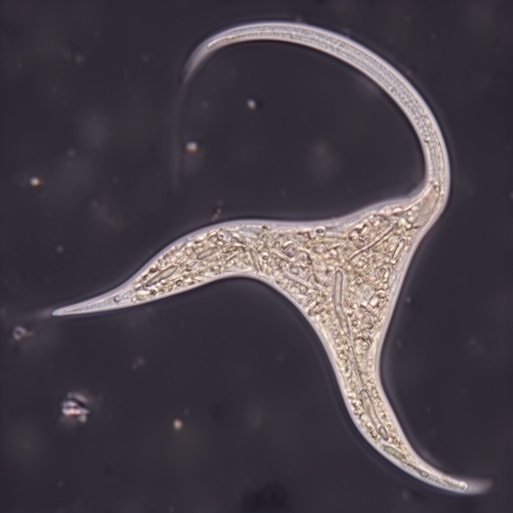 AI-generated illustration of Nematoda