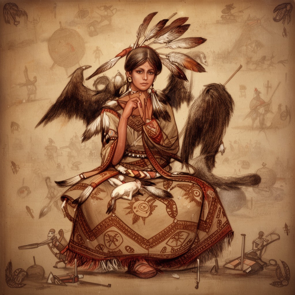 AI-generated illustration of Potawatomi