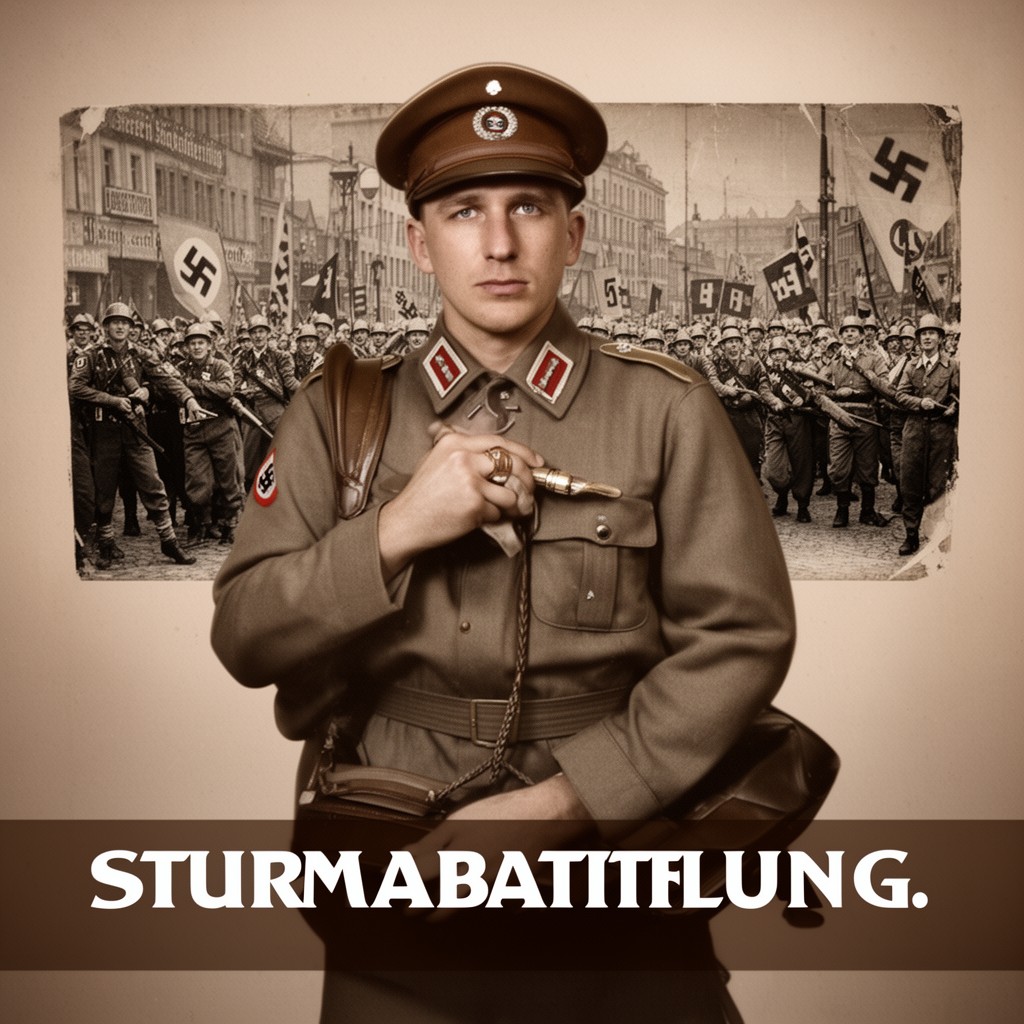 AI-generated illustration of Sturmabteilung
