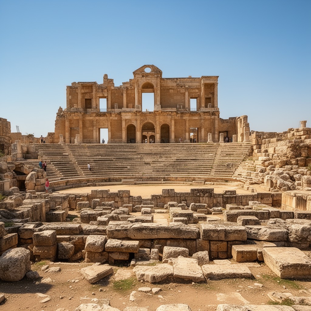AI-generated illustration of Sabratha