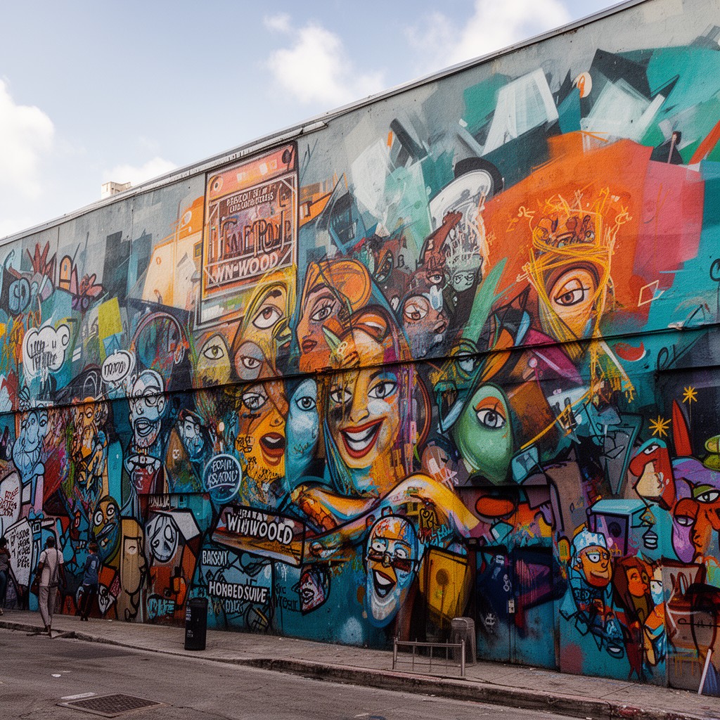 AI-generated illustration of Wynwood