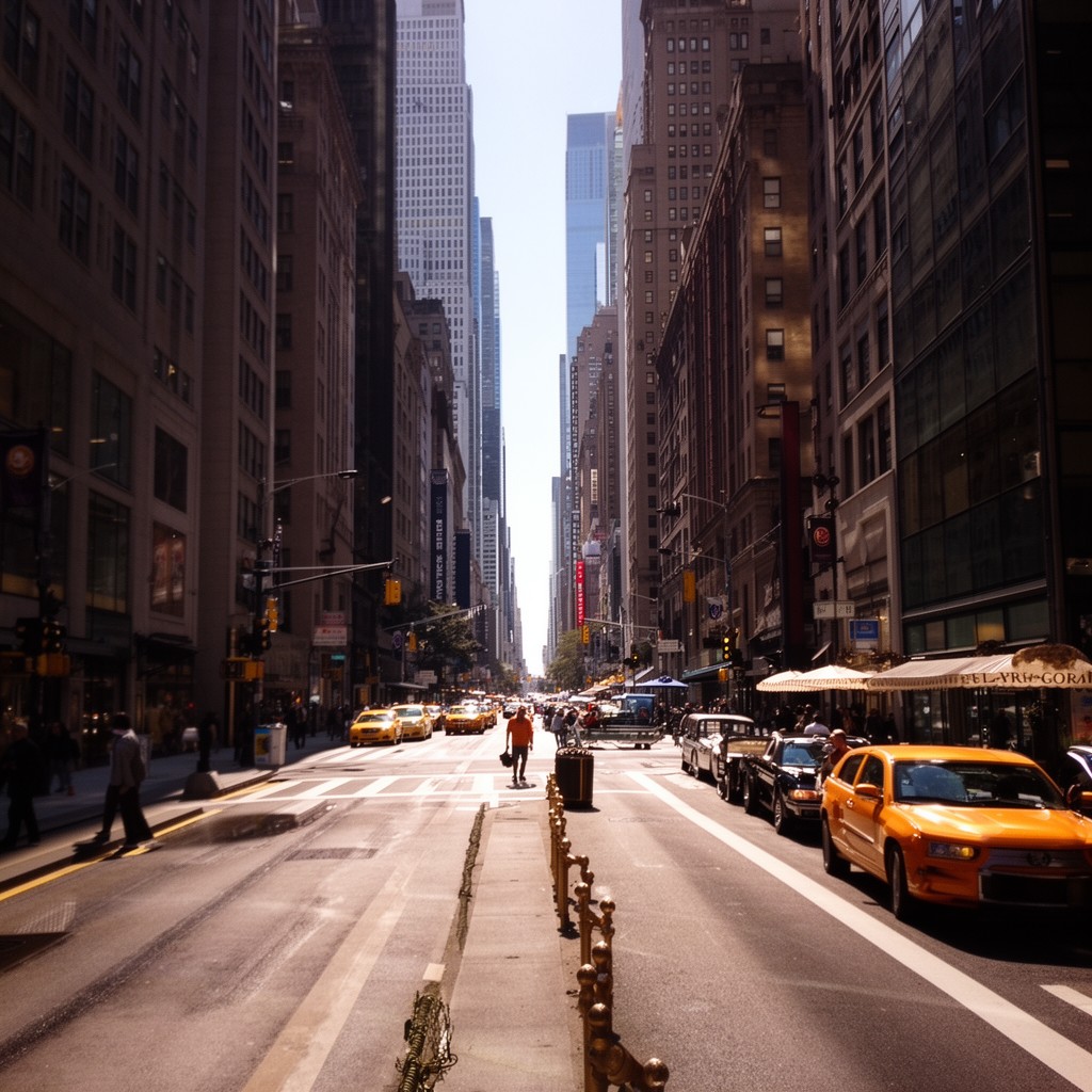 AI-generated illustration of Fifth Avenue