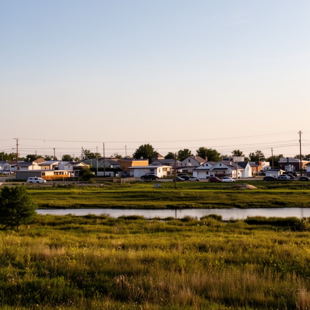 AI-generated illustration of Hawarden, Iowa