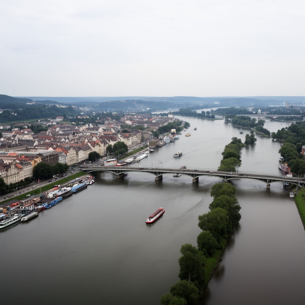 AI-generated illustration of Elbe