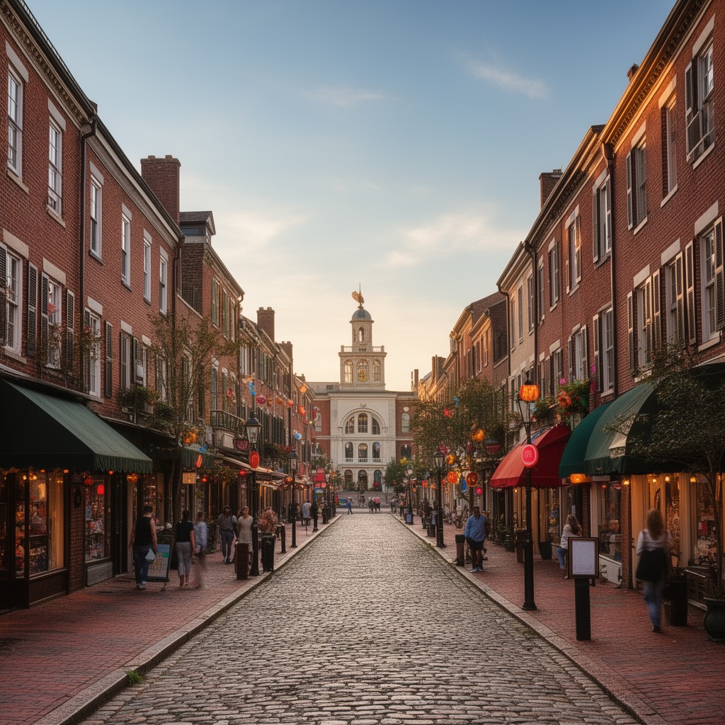 AI-generated illustration of Old Town